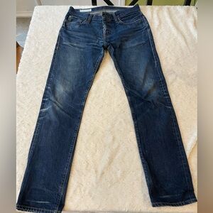 imogene + willie Dark Blue Straight Jeans